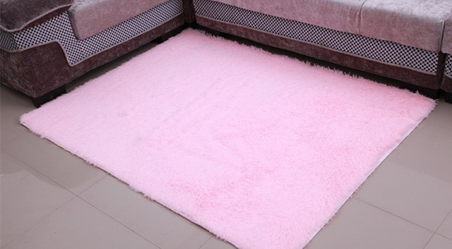 Astonishing Light Pink Bathroom Rugs 120x160cm Anti Skid Soft Fluffy Shaggy Area Rug Dining Room Carpet Comfy Bedroom Floor Jpg 640x640