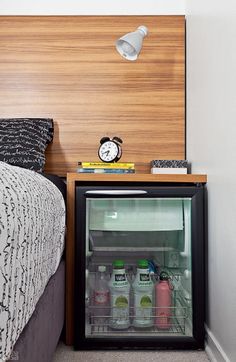 Astonishing Small Bedroom Fridges Fresh Ideas Fridge Kitchen Area Next To Shelves That Holds The