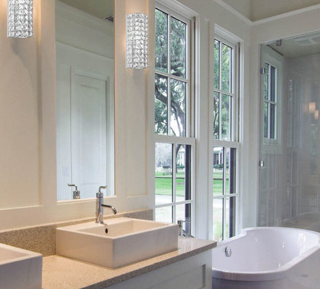 Best Crystal Bathroom Light Contemporary