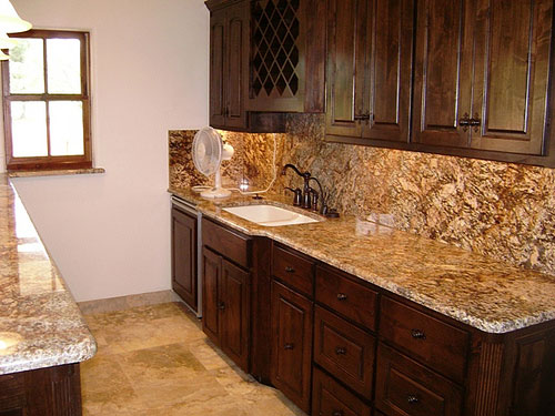 Best Pictures Of Granite Kitchen Countertops And Backsplashes