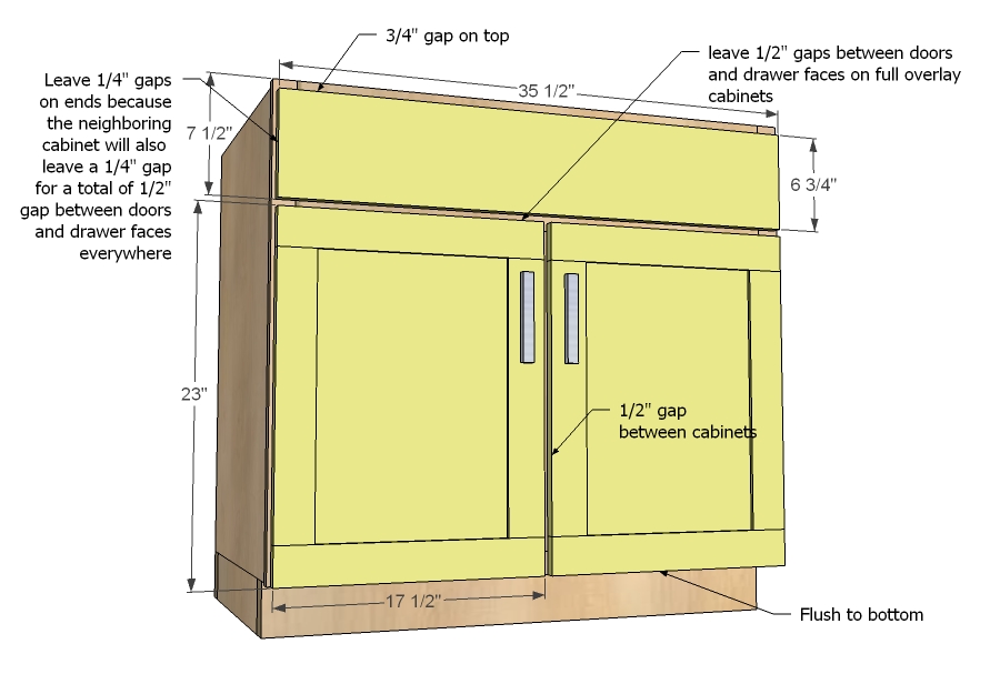Cute Base Kitchen Cabinet Height Sink