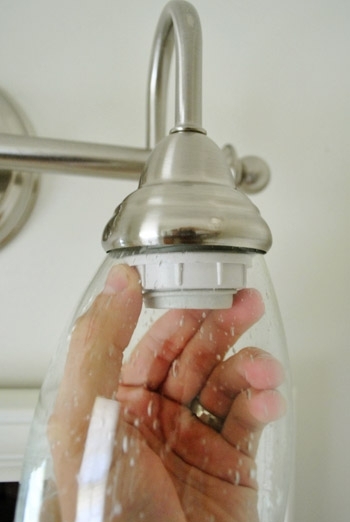 Cute Bathroom Light Glass Replacement Amazing 60 Inspiration Of Switching Out The Twice Young House Love
