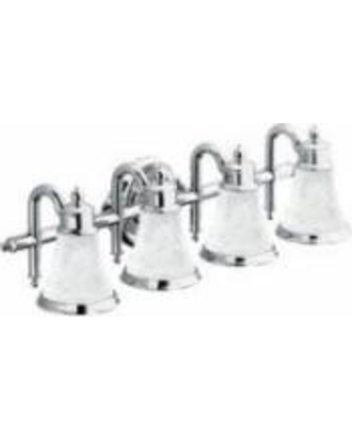 Cute Chrome 4 Light Bathroom Fixture Moen Yb9864 30 Wide Victorian From The Waterhill Colle