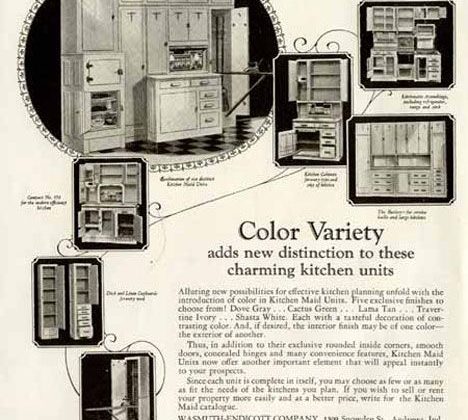 Cute Kitchen Maid Hoosier Cabinet Retro Advertising Vintage Advertisements