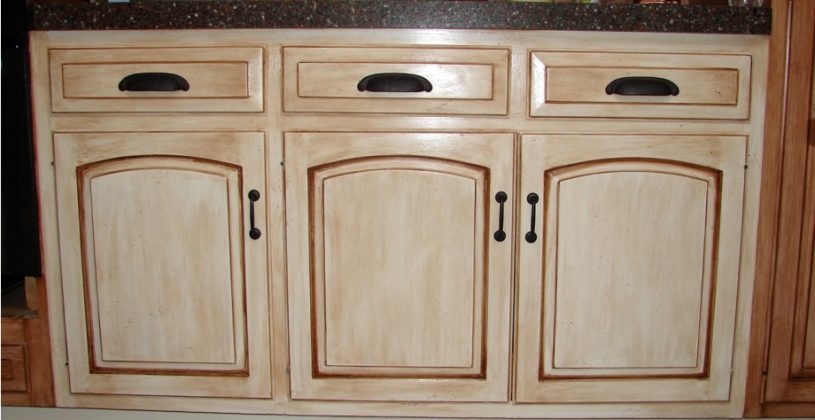 Cute Refinish Kitchen Cabinets Without Sanding How To Stain Paint Allcomforthvac Concept