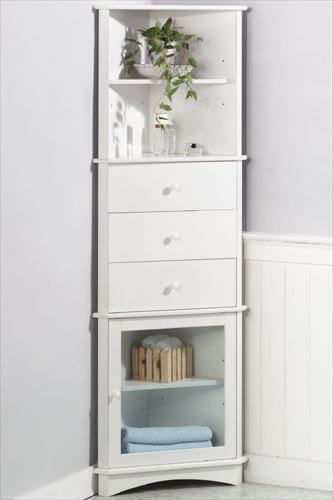 Elegant Corner Bathroom Storage Cabinet Breathtaking Cabinets
