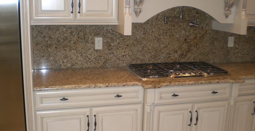 Extraordinary Backsplash For New Venetian Gold Granite Kitchen 4