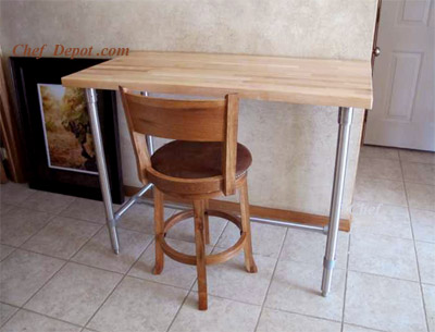 Extraordinary John Boos Kitchen Table Small Prep