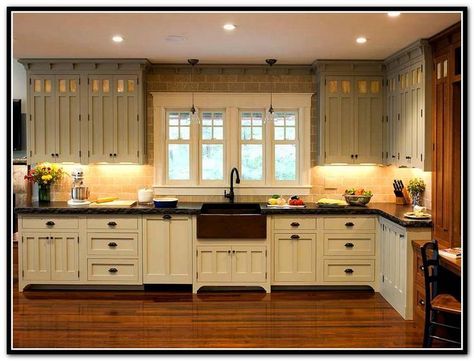 Extraordinary Kitchen Cabinets Craftsman Style
