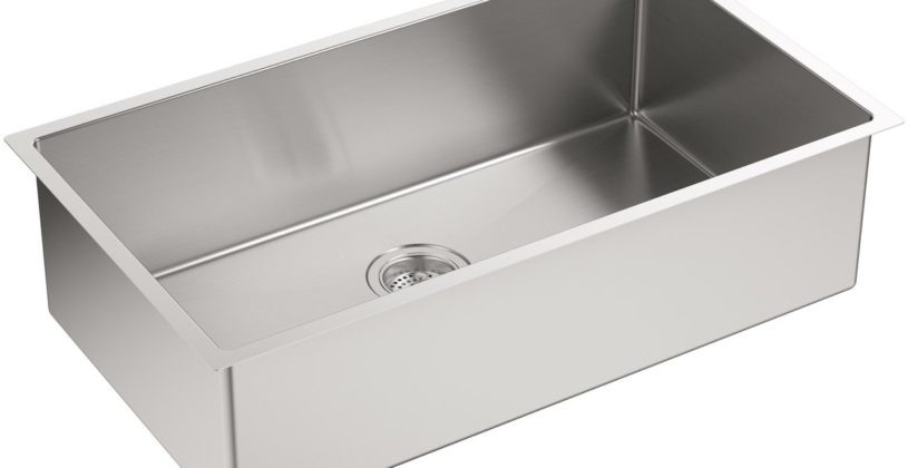 Extraordinary Kitchen Sink Single Bowl Undermount Strive 32 2522 X 18 25 With Basin Rack