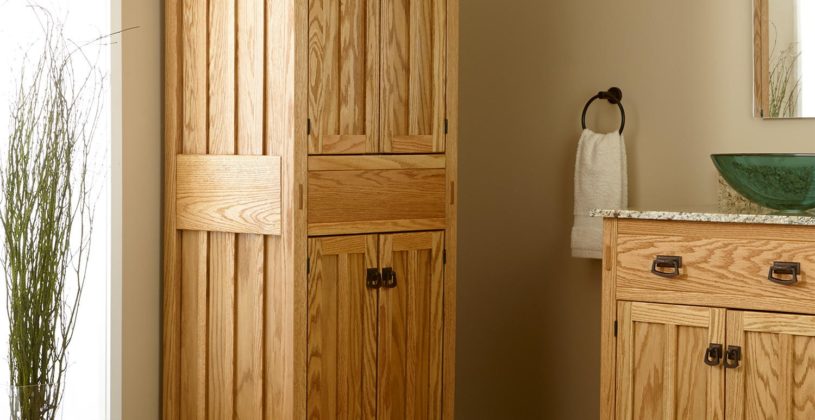 Extraordinary Linen Cabinets For Bathrooms 395198 L Mission Cabinet Finished 2
