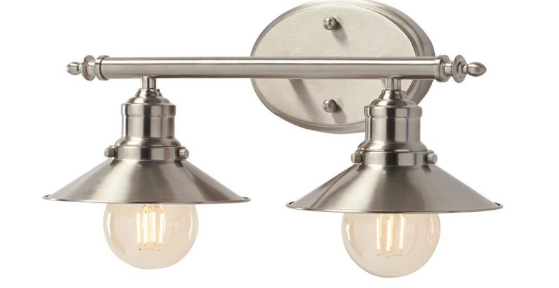 Extraordinary Satin Nickel Bathroom Light Fixtures Home Decorators Collection Vanity Lighting 1001564507 64 1000