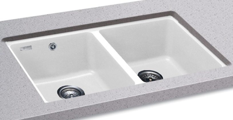 Extraordinary Undermount Ceramic Kitchen Sinks Uk Modern White Sink