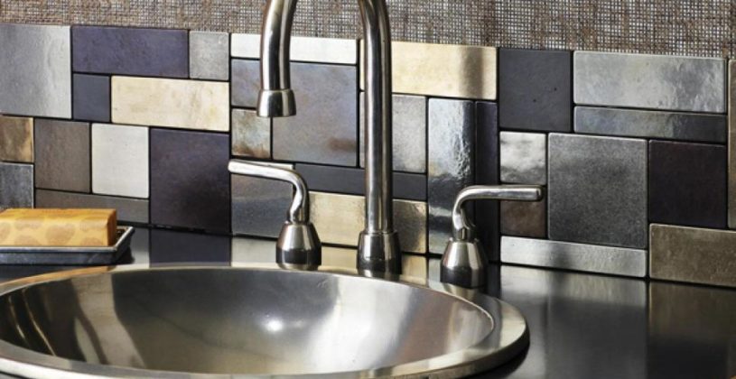 Fascinating Metal Kitchen Backsplash Ideas Home Depot HGTV