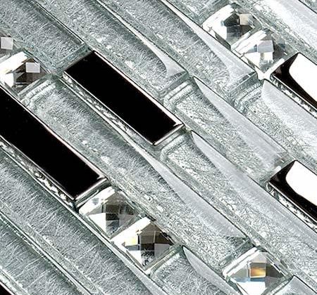Impressive Glass And Metal Backsplash Tile Kitchen Yg001 1