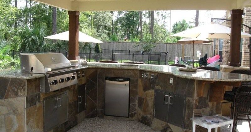 Impressive Patio Kitchen Design Outdoor Cabinets12