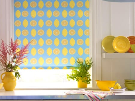 Impressive Yellow Kitchen Blinds B2g Grid