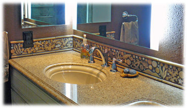 Lovely Ceramic Wall Tile Backsplash Tropical 20ceramic 20tile 20bathroom 20sink 20backsplash 20in 20tans