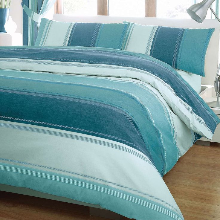 Lovely Teal Bed Linen Duvet Covers Cover Sets
