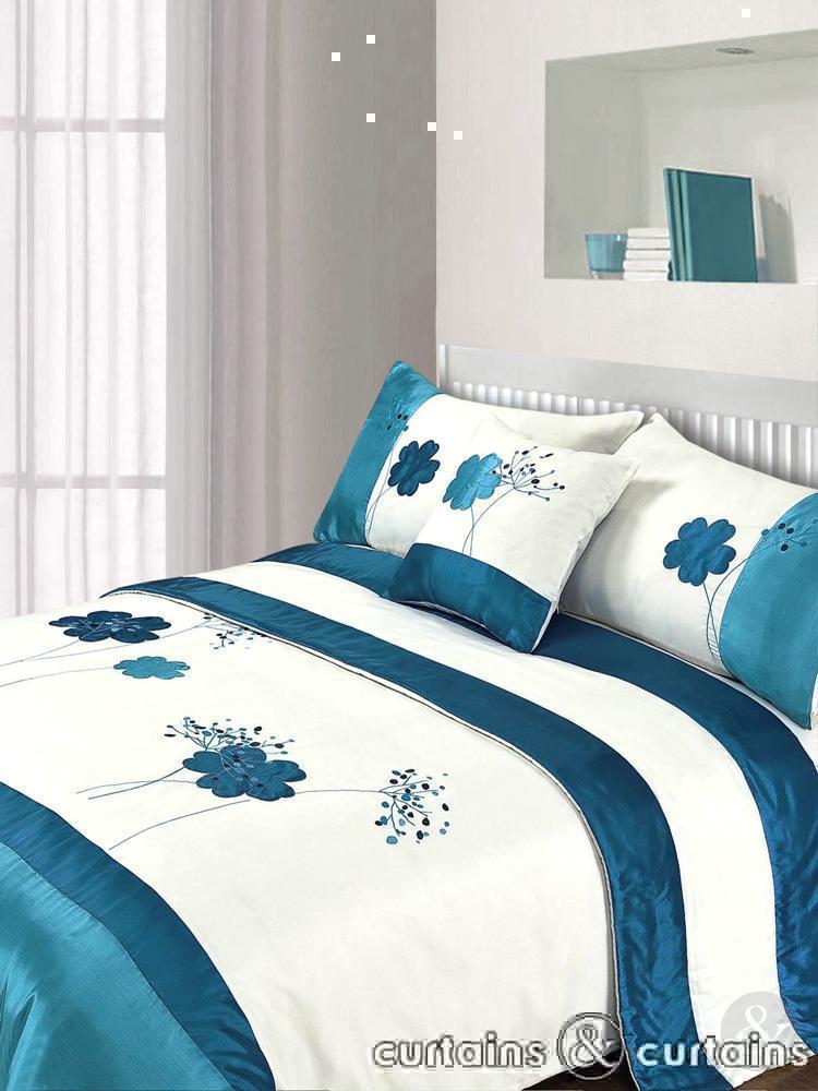Lovely Teal Bed Linen T Cavara