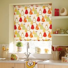 Lovely Yellow Kitchen Blinds Roller Interior