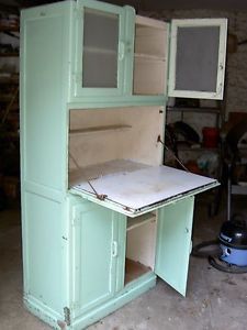 Magnificent Antique Kitchen Pantry Cabinet Larder Bakery