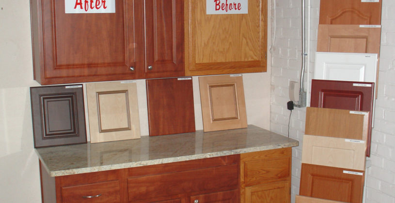 Magnificent Refacing Bathroom Cabinet Doors Well Suited Ideas Kitchen Concrete Countertops Cabinets Diy Lighting