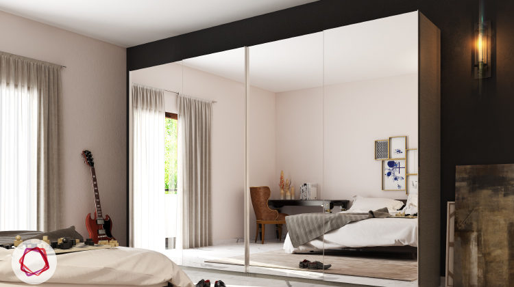 Magnificent Small Bedroom Wardrobes Wardrobe Design For Reflective Surface