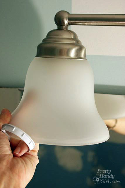 Marvelous Bathroom Light Glass Replacement Attach Shade