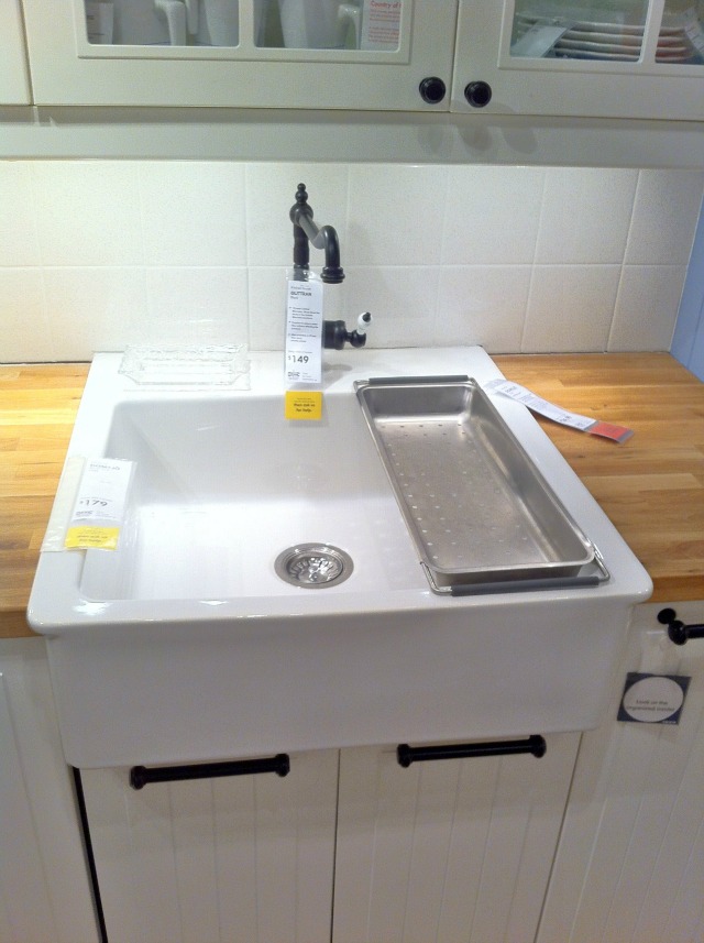 Marvelous Ikea Kitchen Sink Accessories Crafty Design Ideas Farmhouse Sinks White With Solid Wood Butcher Block Countertops