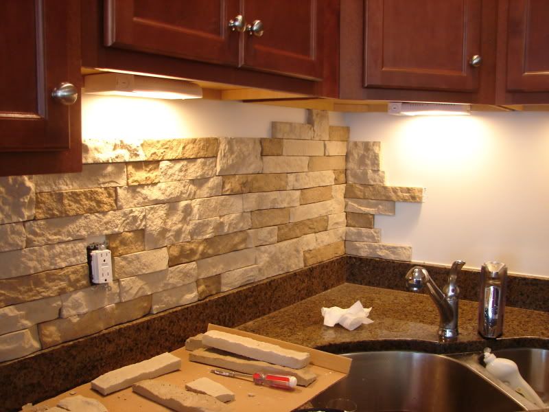Marvelous Lowes Backsplashes Appealing Stone Backsplash 27 On Home Pictures With