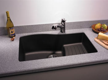 Marvelous Single Bowl Kitchen Sinks SSQUAD3322NE Graphic
