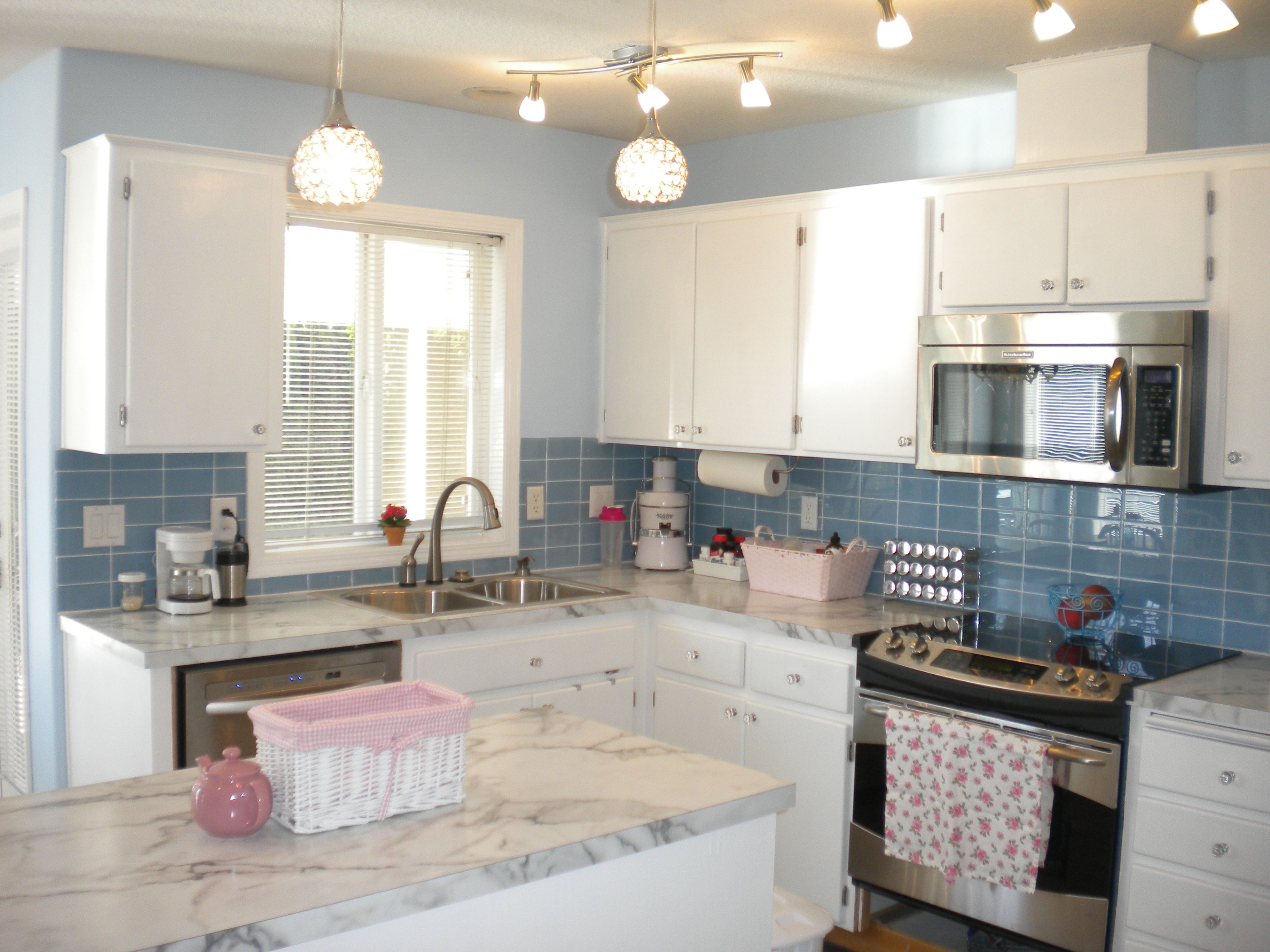 Pretty Blue Gray Subway Tile Backsplash Grey Glass Rock Chevron Kitchen Home Design Formidable Images