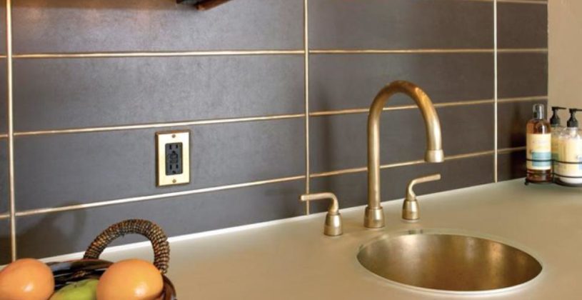 Stunning Bronze Kitchen Backsplash 1400946222619