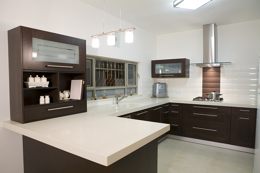 Stunning Modern Kitchen Countertops Counter Countertop Using Quartz Engineered Stone Amazing