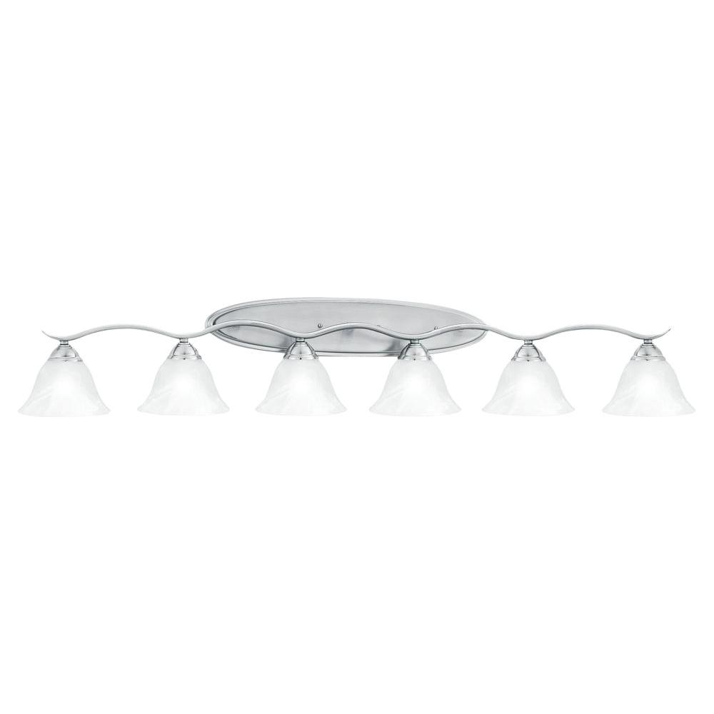 Superb 48 Bathroom Light Fixture Brushed Nickel Thomas Lighting Vanity Sl748678 64 1000