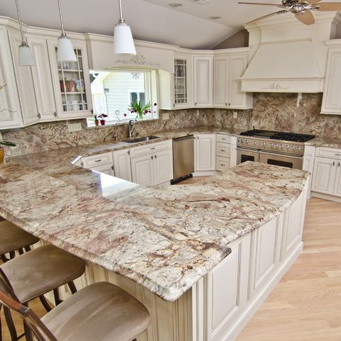 Superb Pictures Of Granite Kitchen Countertops And Backsplashes Backsplash For With